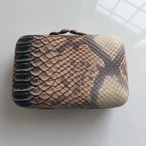 Snakeskin House of Harlow Evening Bag